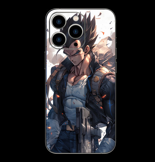 Iphone 13 pro MAX Vegeta from dragon ball Z mobile Skin