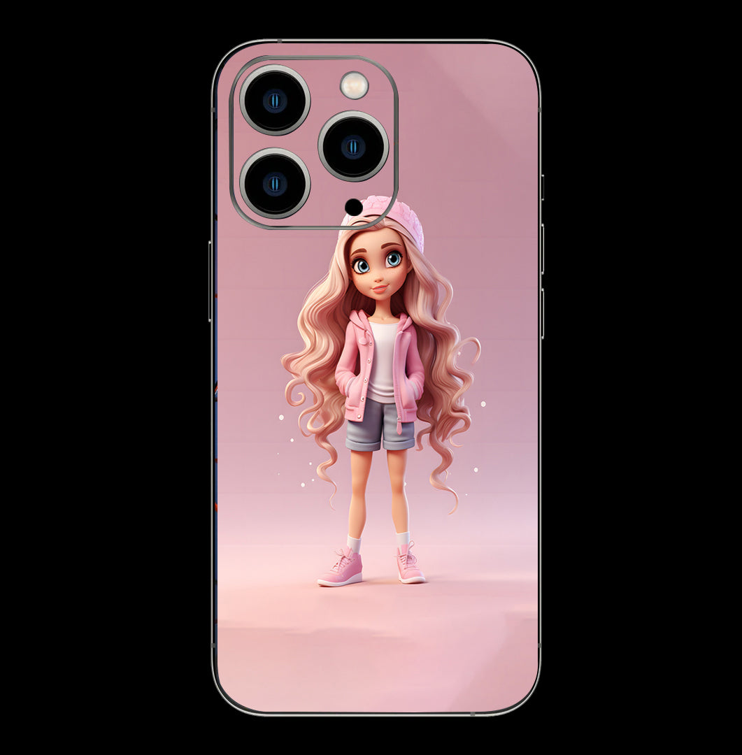 Iphone 13 Pro MAX Beautiful barbie child Skin