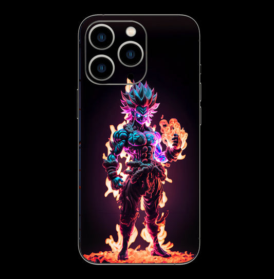 13 Pro Max Dragon BallZ Vegeta Fire and Smoke Glow skins